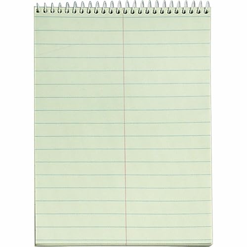TOPS Steno Books, 6" x 9", Gregg Rule, Green Tint Paper, 60 Sheets, 12 Pack (8001) - Image 2