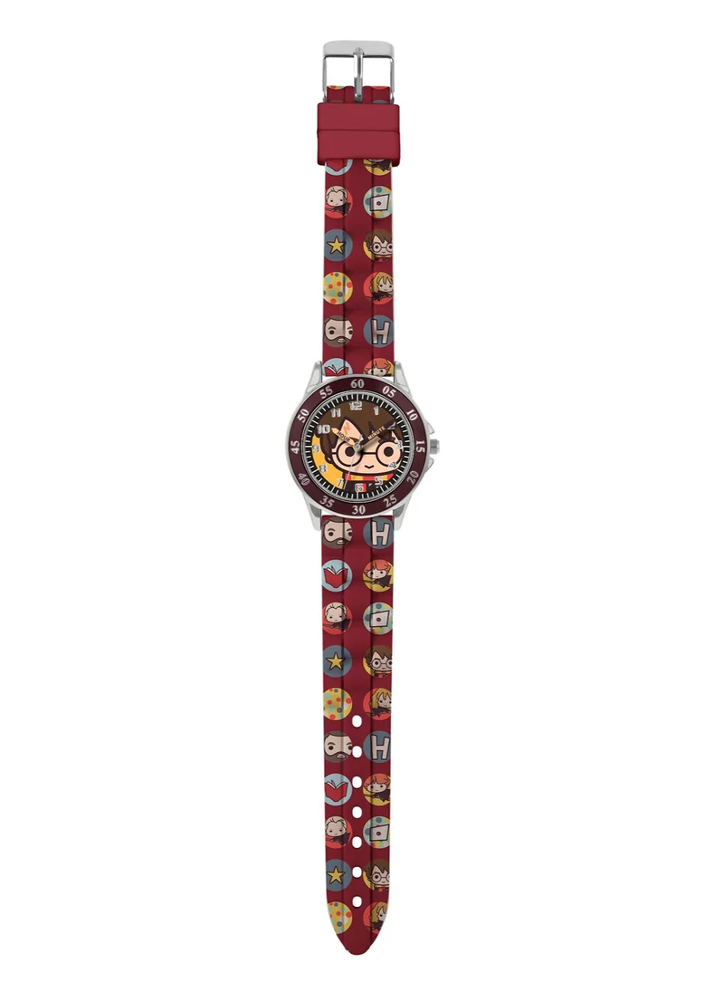 Harry Potter Warner Brothers Harry Potter Brown Printed Time Teacher Strap Watch - HP9049