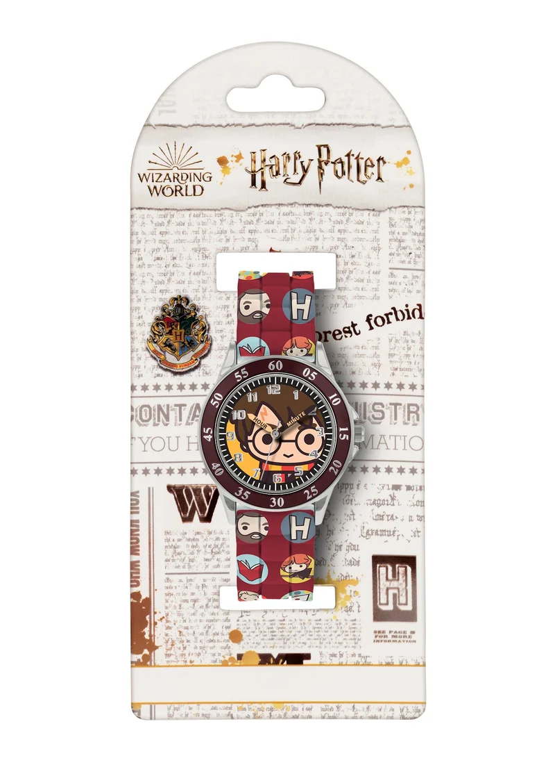 Harry Potter Warner Brothers Harry Potter Brown Printed Time Teacher Strap Watch - HP9049