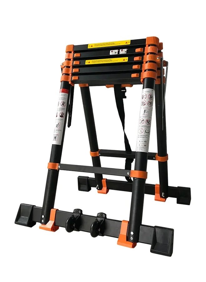 Imported Telescopic Carbon Steel ladder interlocking adjustable–2.7 meters long, multi-sided ladder steps on both sides /YT-CTA270