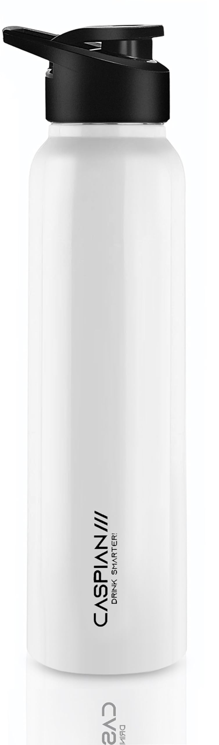CASPIAN /// HIke ISI Certified Stainless Steel Water Bottle 1 ltr. (Sparkling White, 1 Litre) | Leak Proof Sipper for Fridge Home Office Travel School Kids Boys Girls Adults Sports Gym Yoga|BPA Free - Image 4