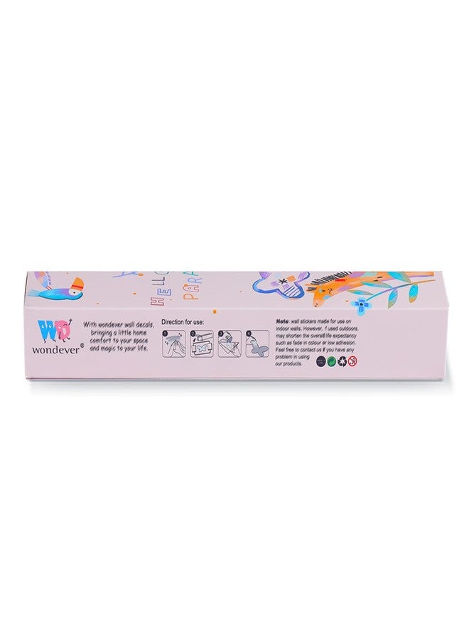 wondever Wildflower Grass Butterflies Wall Corner Stickers Garden Floral Baseboard Skirting Line Peel and Stick Wall Art Decals for Bedroom Living Room Sofa - Image 5