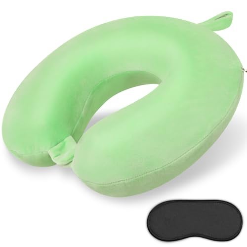 Gosider Neck Pillows for Travel Comfortable Travel Neck Pillow U Shape Memory Foam Support Neck and Head Portable Neck Travel Pillow Suitable for Airplane Trains Car Travelings - Image 1