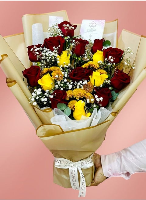 Customized Flower Bouquet - Basic (Gold) 22