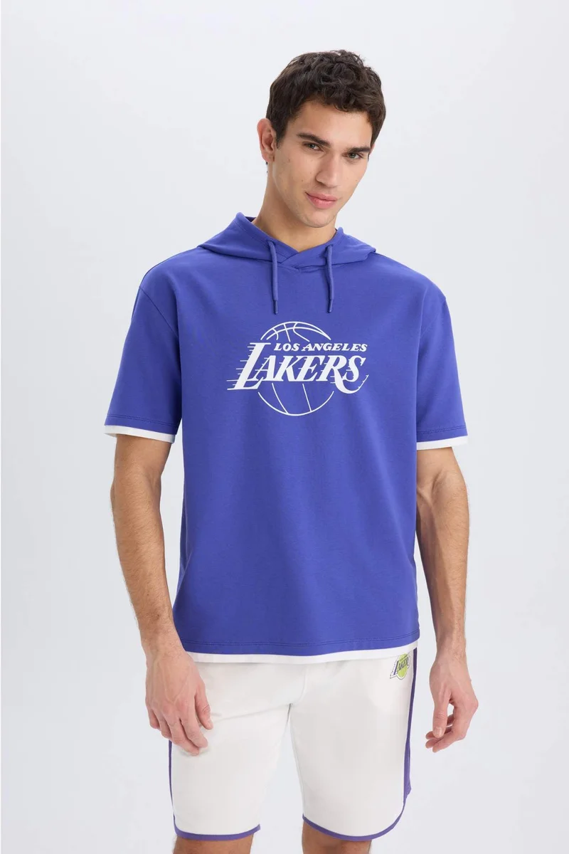 ديفاكتو DeFactoFit NBA Los Angeles Lakers Oversize T-Shirt
