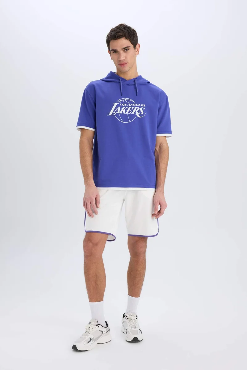 ديفاكتو DeFactoFit NBA Los Angeles Lakers Oversize T-Shirt