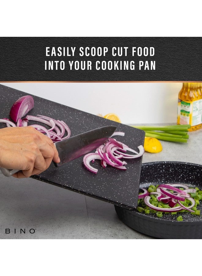 BINO Cutting Board - 3-Piece Chopping Boards | BPA-Free Plastic, Durable, Multipurpose, Dual-Sided, Dishwasher Safe, Easy to Clean | Charcuterie Accessories | Home & Kitchen Utensils - Image 4