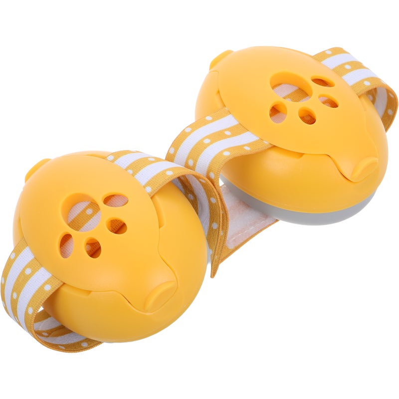 2pcs Baby Ear Muffs Noise Adjustable Infant Headphones For Noise Reduction Toddler Ear For Sleep And Travel Soft And Comfortable Yellow - Image 3