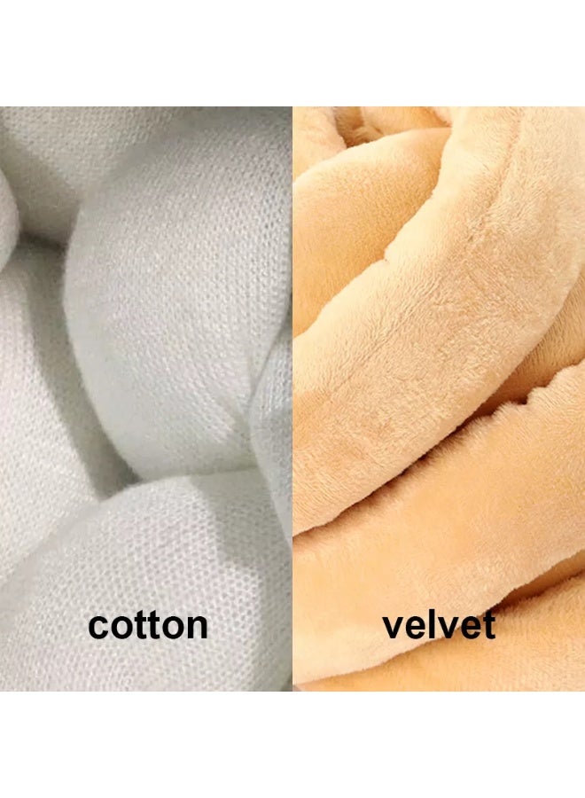 Chunky Velvet Tube Yarn 1kg – Baby Pink 4cm thickness - Image 4
