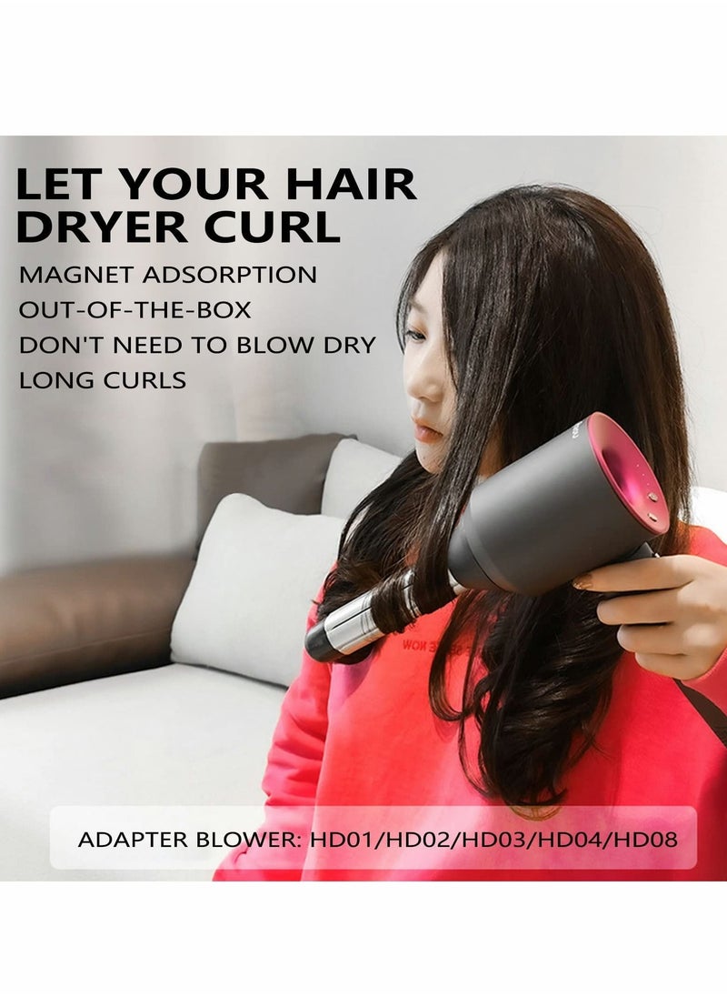 Y&D Suitable for Dyson Supersonic Hair Dryer Curlers with Effect self-Curling, Compatible HD01 HD02 HD03 HD04 HD08 Models self-Curling (Left-Handed)  - Image 2