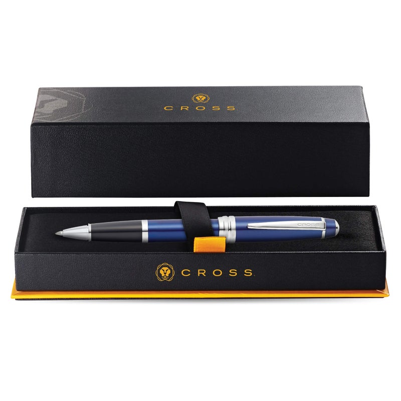 Cross Bailey Refillable Rollerball Pen Presented in a Premium Gift Box - Medium Point, Black Ink, Blue - Image 4