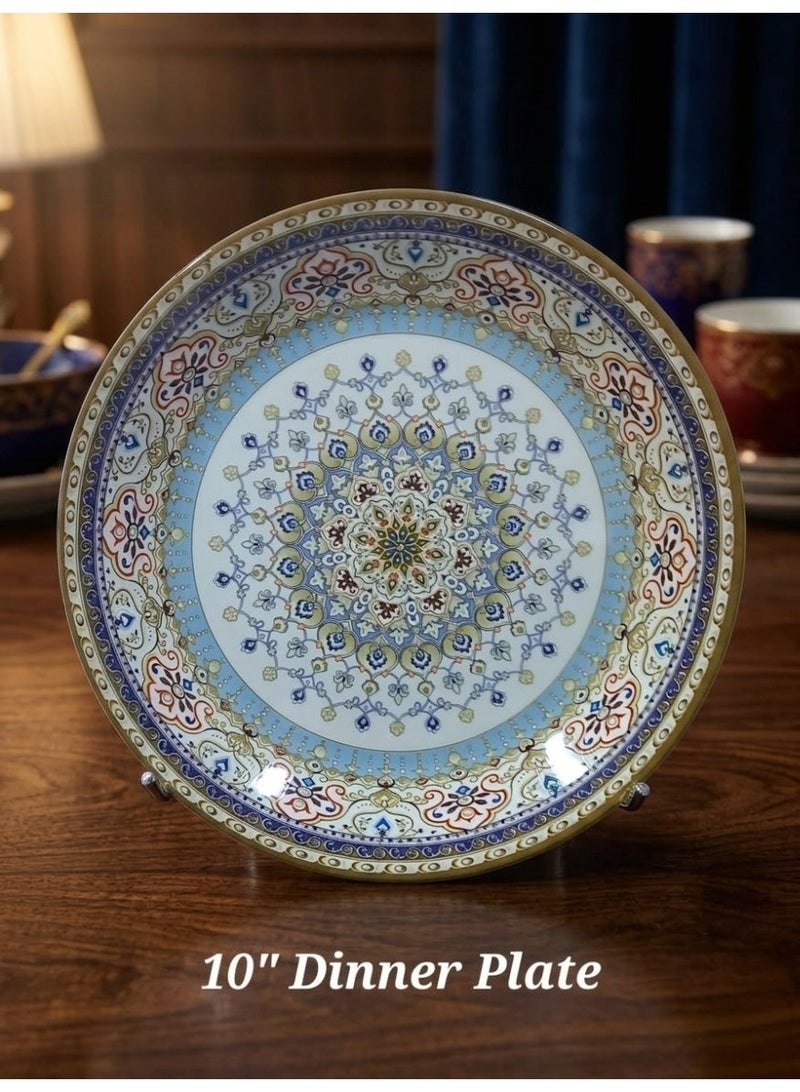 6 Pieces Melamine Dinner Plates, 10 Inch - Image 2