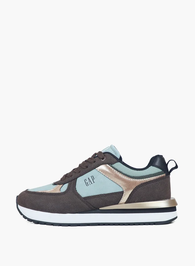 GAP Women's IDAHO BLK Lace-Up Sneakers - GPW5213100042