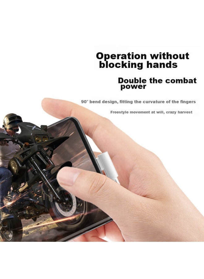 CAN Bend Head Type-c Data Cable, 66w Super Fast Charging, 6a Charging Cable, Suitable For Huawei Nova 9, P40, Honor, Vivo, Xiaomi Iqoo, Oneplus Phones, 2 Meters, White - Image 3