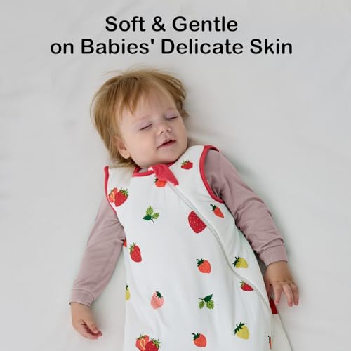 Okayinn BubblePanda Rayon Made from Bamboo Sleep Sack 12-18 Months 1.0 Tog Soft Toddler Sleeping Sack for Babies 2-Way Zipper Baby Wearable Blanket - Image 4