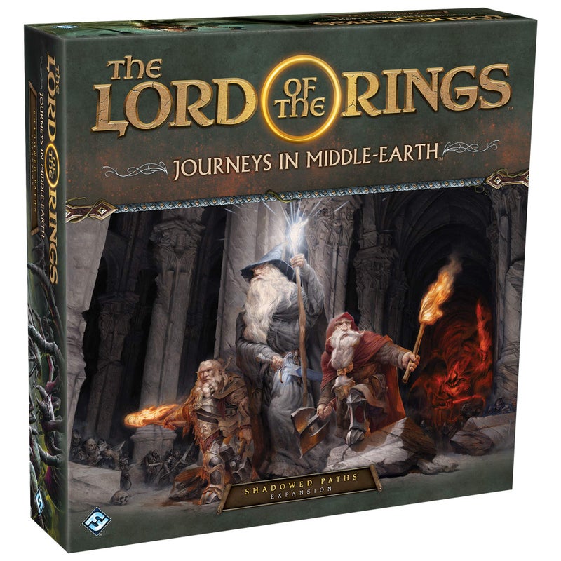Asmodee The Lord of the Rings Journeys in Middle-earth Shadowed Paths Board Game EXPANSION - Adventure Board Game for Kids and Adults, Ages 14+, 1-5 Players, 60+ Minute Playtime, Made by Fantasy Flight Games - Image 1