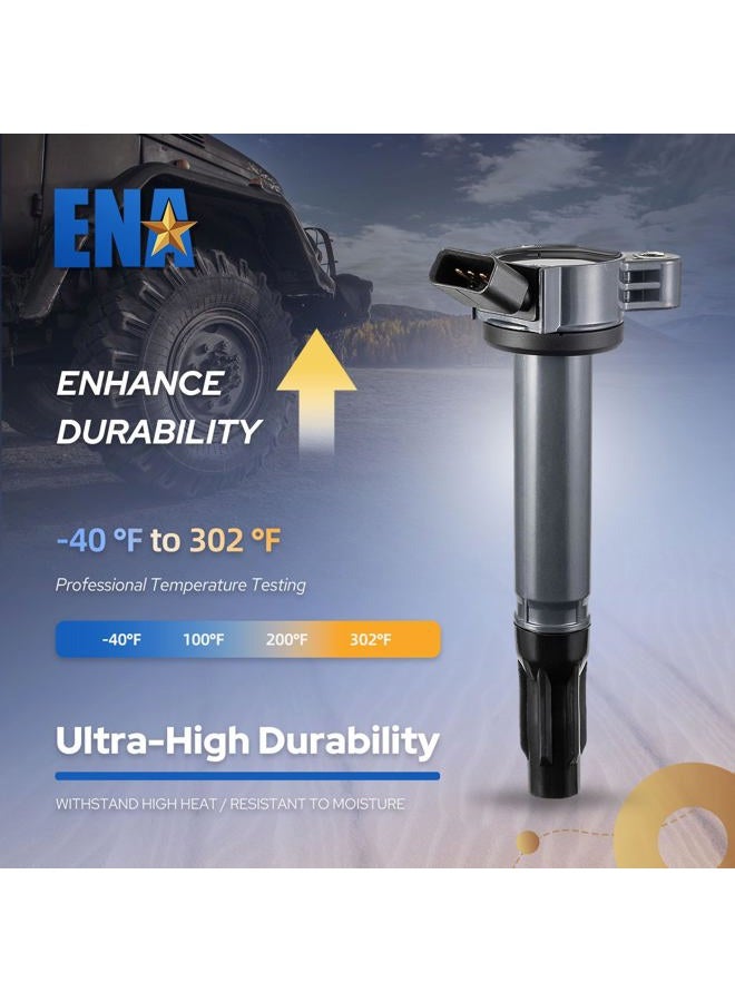 ENA Ignition Coil Pack Compatible with Toyota Lexus Avalon Camry ES350 Highlander IS350 RAV4 RX350 RX450h Sienna Venza Replacement for C1601 UF-487 - Image 5