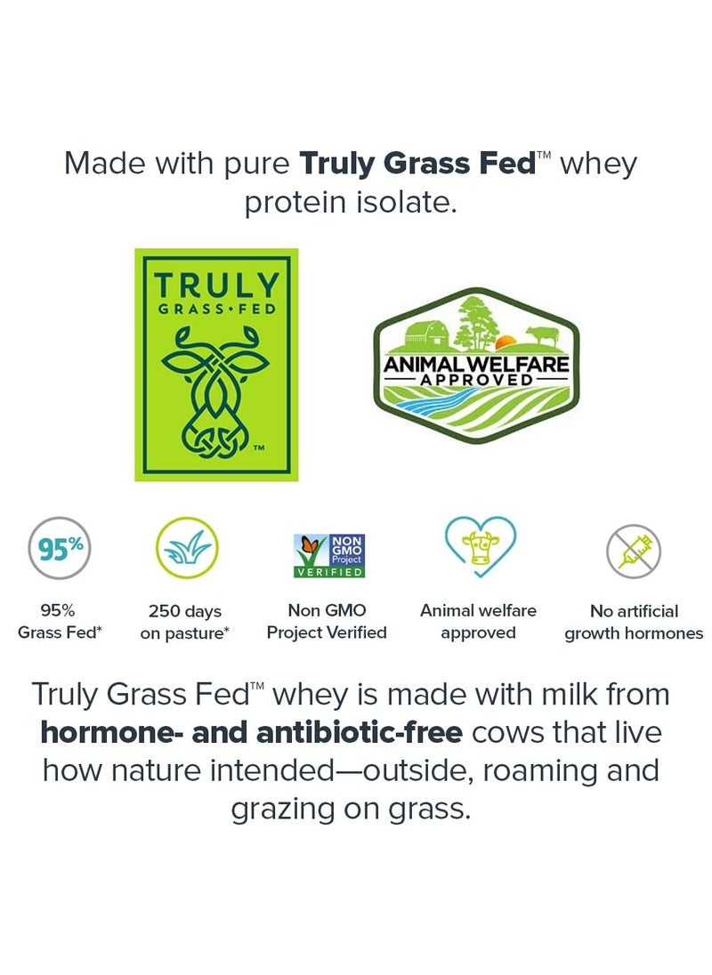 Legion Athletics - Whey+ Protein Powder Grass Fed Whey Isolate Naturally Sweetened And Flavored No Added Sugars 22 Grams Per Serving, 816 Grams 28.8 Oz/1.78 Lbs 30 Servings - French Vanilla - Image 1