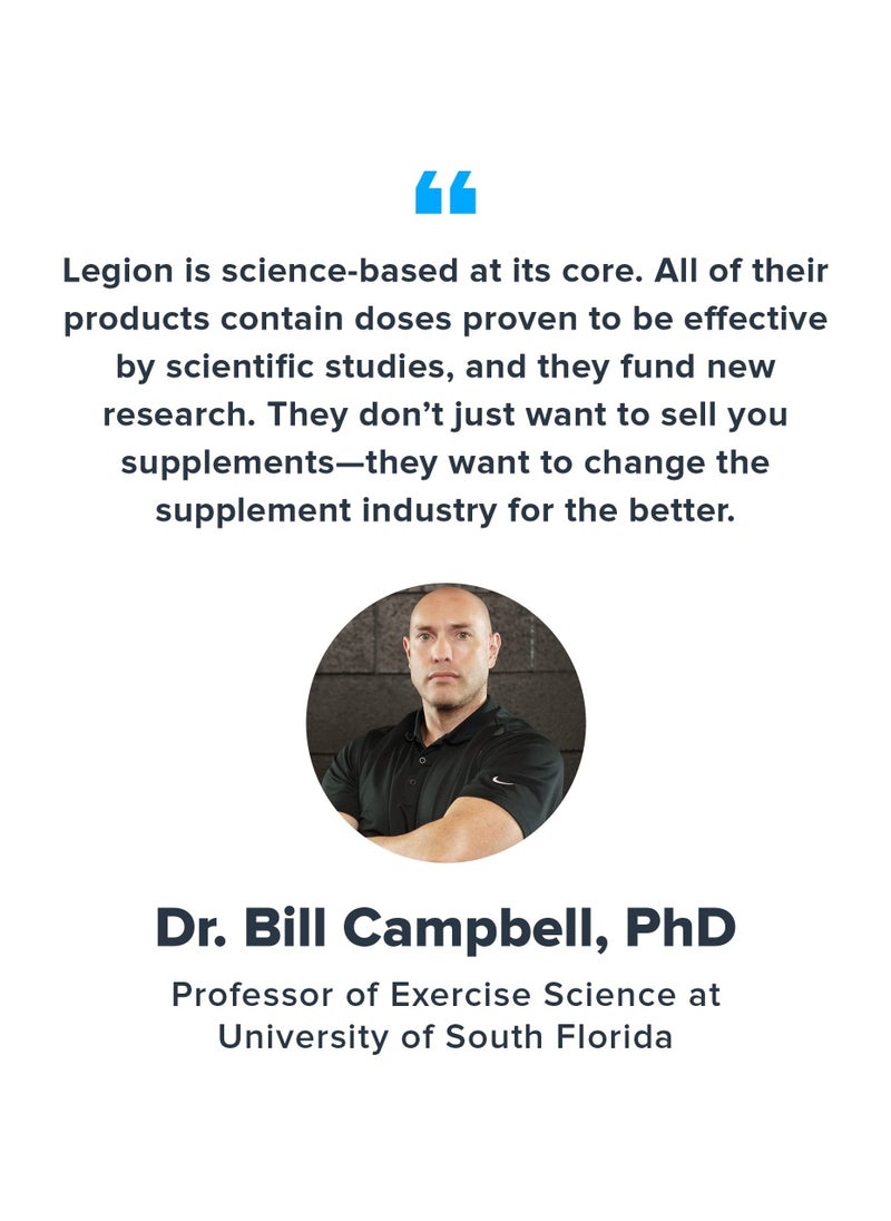 Legion Athletics - Whey+ Protein Powder Grass Fed Whey Isolate Naturally Sweetened And Flavored No Added Sugars 22 Grams Per Serving, 816 Grams 28.8 Oz/1.78 Lbs 30 Servings - French Vanilla - Image 1