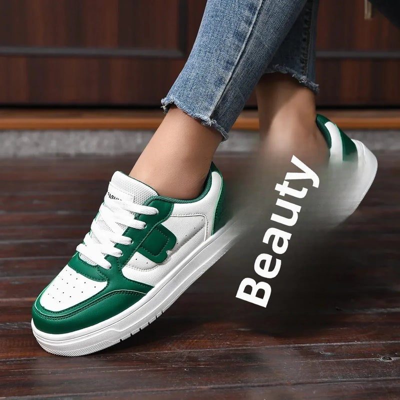 Sneakers for Couples, Breathable White Shoes, Korean Style Versatile Shoes, Casual Sports Shoes for Couples, Thick and Comfortable Thick Soles - Image 3
