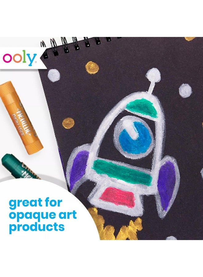 OOLY DIY Cover Small Sketchbook, 5 x 7.5 Inches, Black Paper Sketchbook, Drawing Book for Kids, Adults, Students, and Artists, Great Drawing Pad for Gel Pens, White Pencils, Ooly Paints, and More - Image 3