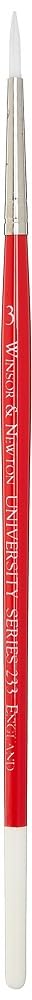 Winsor Newton Winsor & Newton University Brush, Series 233 Round, SH #3 - Image 1