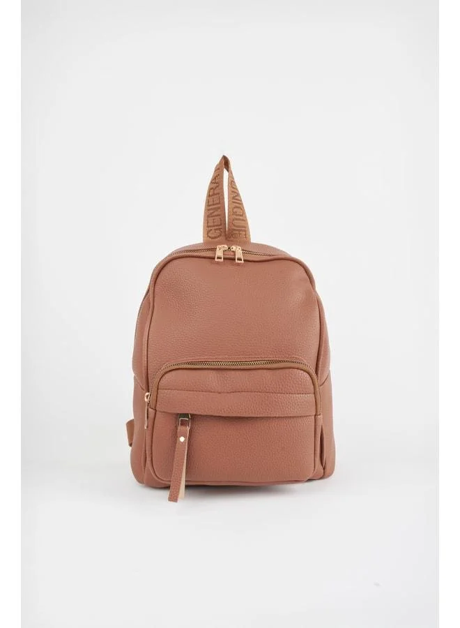 Women's Koala 3-Compartment Soft Faux Leather Zipper Closure Travel & Daily Backpack.