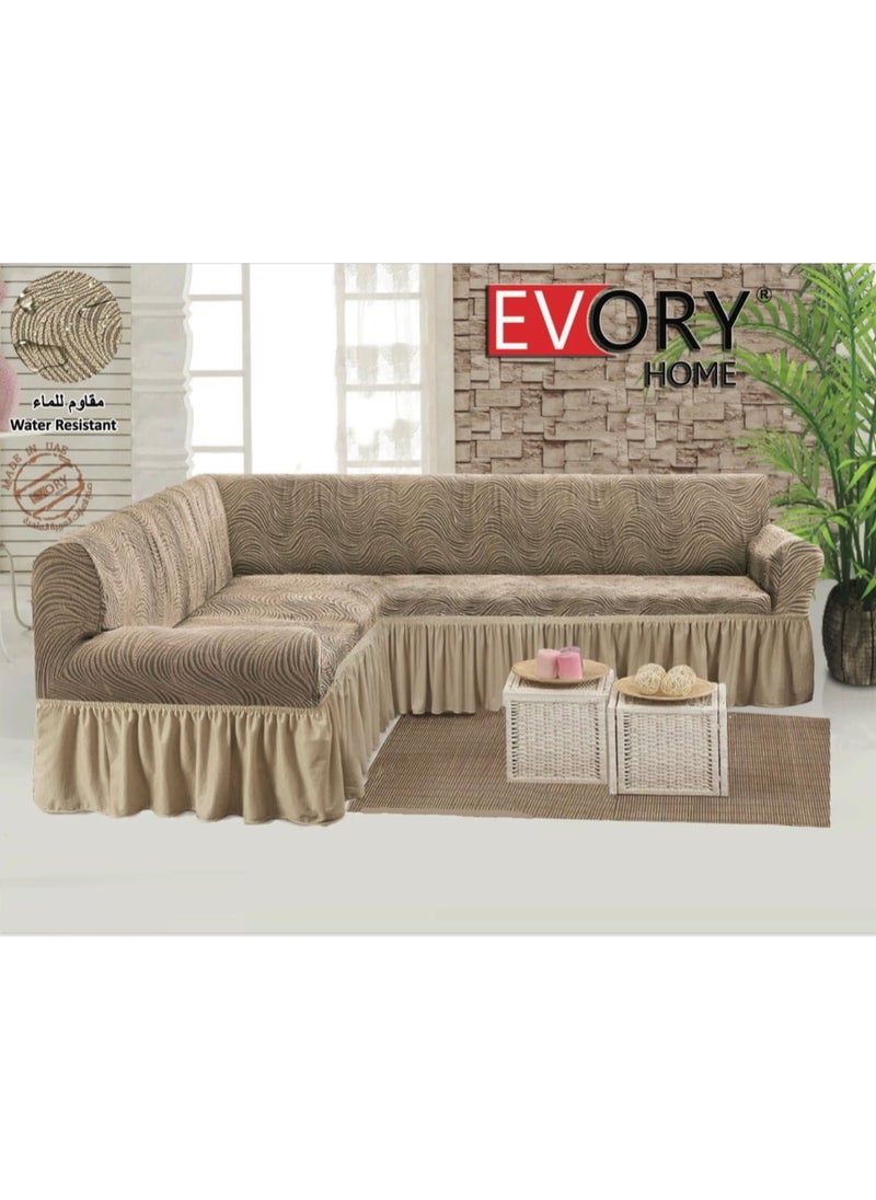EVORY HOME Sofa Covers Waterproof L Shape 5.5 Meter Water Resistant  - Image 1