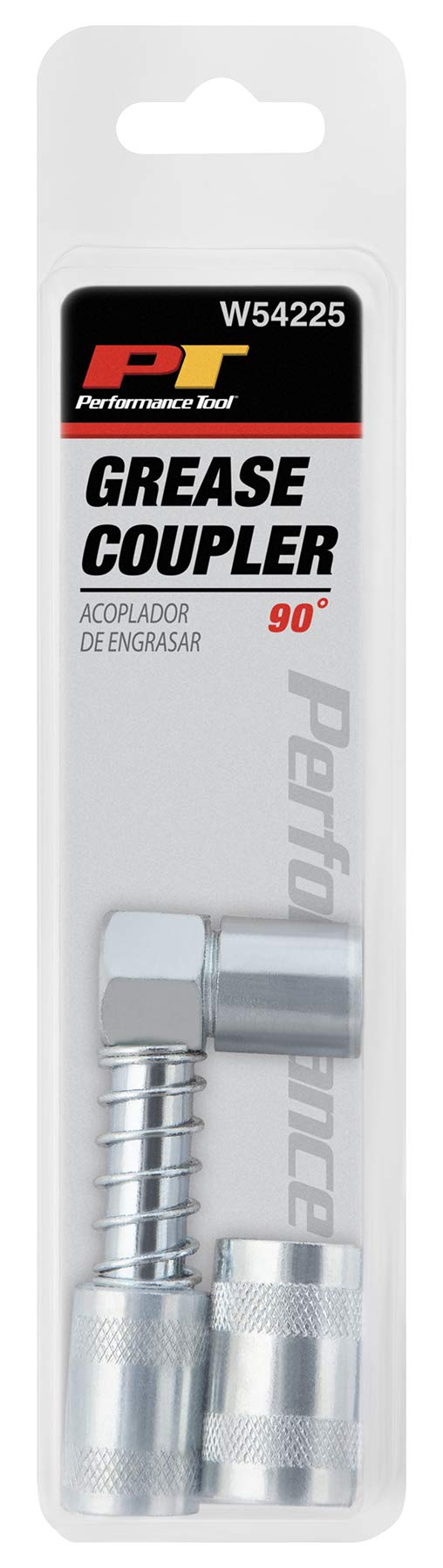 Performance Tool W54225 90 Degree Coupler For 1/8” Thread Grease Gun Connections - Image 2