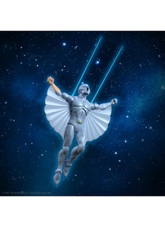 Super7 Ultimates! Silverhawks Quicksilver - 7" Silverhawks Action Figure With Accessories Classic Cartoon Collectibles And Retro Toys  - Image 5
