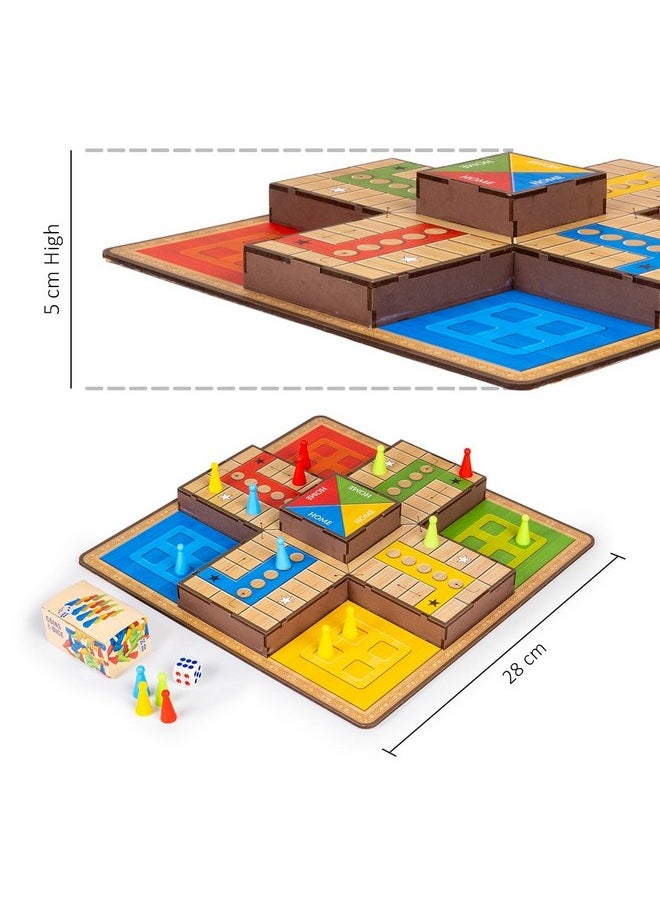 Toysbox 3D Ludo MDF Wooden Board Game Toy Play Family Fun with for Kids and Adults - pzsku/Z852E962678521C9EB381Z/45/_/1737806568/0fedf2d8-2ce2-4d09-9d5d-dd3b396727e9