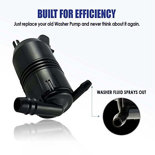 Mean Mug Auto 385-232316C Windshield Washer Pump - Washer Motor Compatible with Chevrolet, Toyota, Lexus & More - Replaces OEM #: 22156171, 85330-06030, 22138719 - Image 5