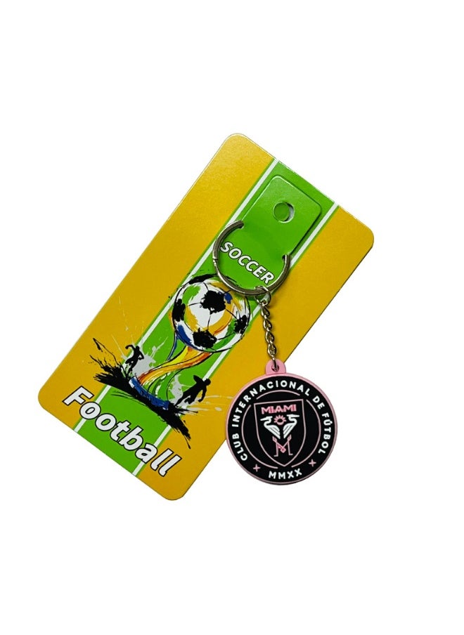 Generic Football Club World Cup Keychain Real Madrid/Brazil/Argentina/Germany/Barcelona/Juve Keychain Accessory Pendant Bag Chain Car Keychain Creative Gift for Unisex 
