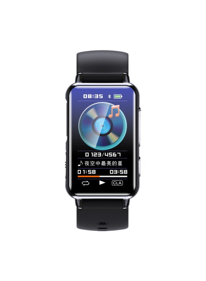 S18 Watch Mp3 Player Bluetooth Walkman Student Multifunctional E-book Sports Bracelet Mp4-Body Color:Black-Memory Capacity:64GB  - Image 5