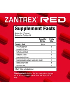 Health & Household Zantrex Red - Body Recomposition - Body Sculpting - Incredible Energy, Focus, Improved Mood - 14 Servings  - Image 3