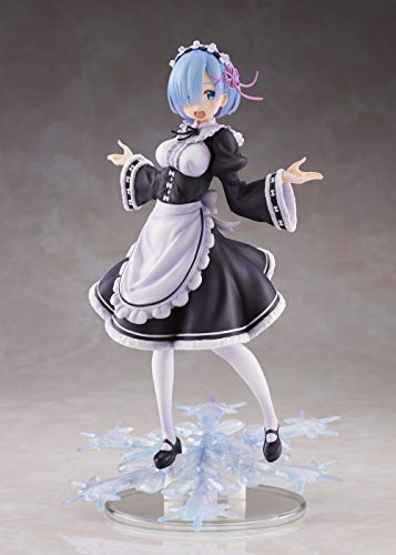 Taito Re:Zero Winter Maid Rem - Colorful Anime PVC Doll - ARTIST MASTERPIECE, 8" Tall - Image 1
