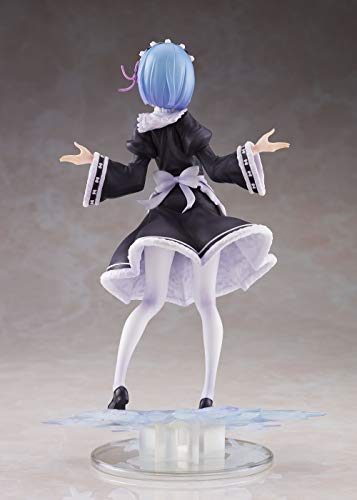 Taito Re:Zero Winter Maid Rem - Colorful Anime PVC Doll - ARTIST MASTERPIECE, 8" Tall - Image 3