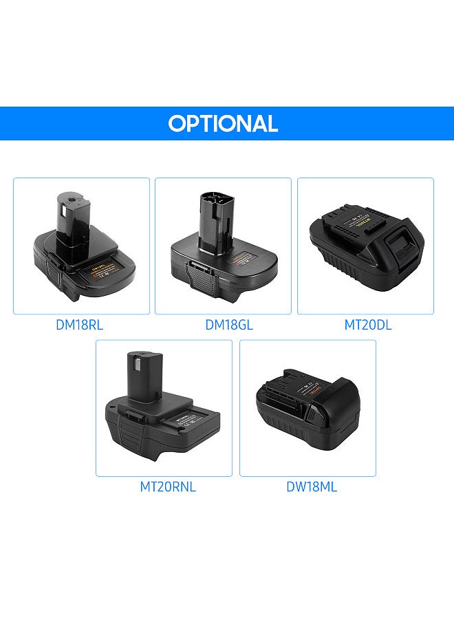 Generic - Battery Converter Adapter Replacement for Converting Makita 18V-20V Lithium Battery to Dewalt 20V Power Tools - Image 1