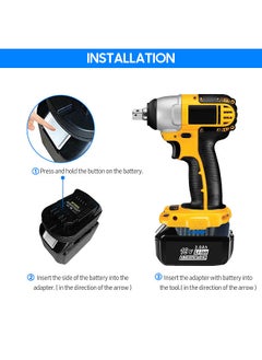 Generic Battery Converter Adapter Replacement for Converting Makita 18V-20V Lithium Battery to Dewalt 20V Power Tools  - Image 3