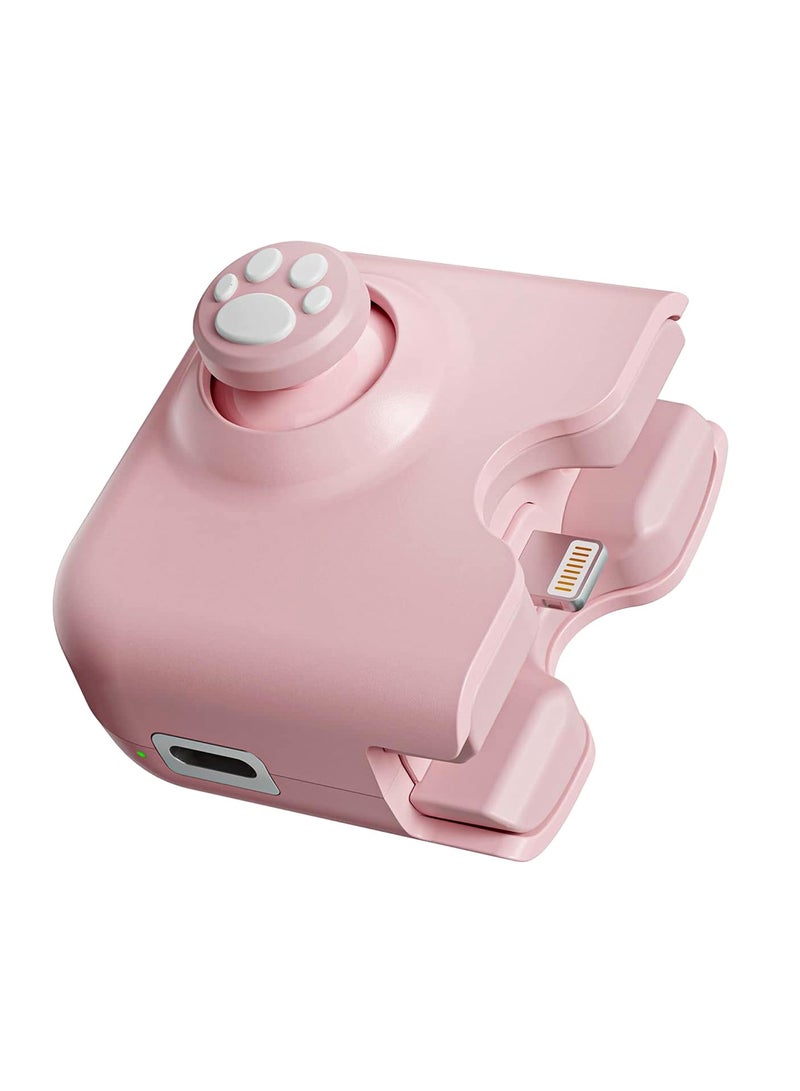 Mobile Game Controller Joystick for iPhone (iOS 13.4 or Later, iOS Games), Gaming Gamepad Compatible with PUBGG Mobile, Call of Duty Mobile(CODM), Genshin Impact (Pink) - Image 2