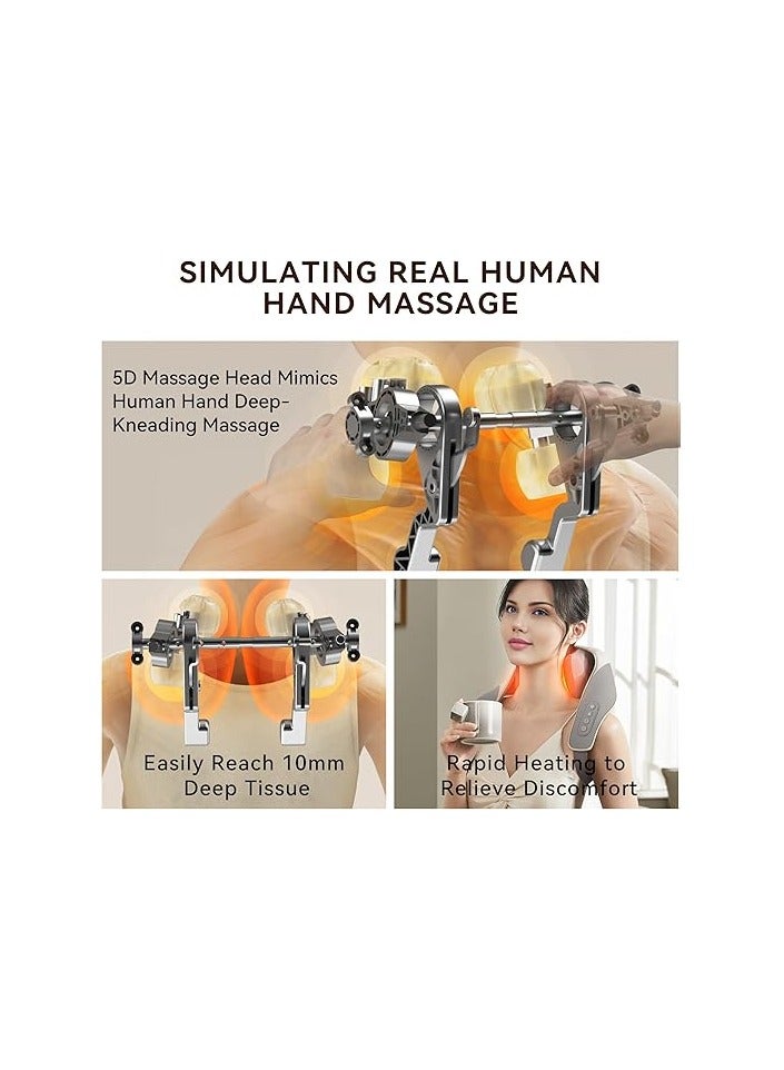 Generic Shoulder Neck Massager with Heat for Pain Relief Deep Tissue, , Back, Shoulder, Leg Electric Kneading Massager, SF-L9 - Image 3