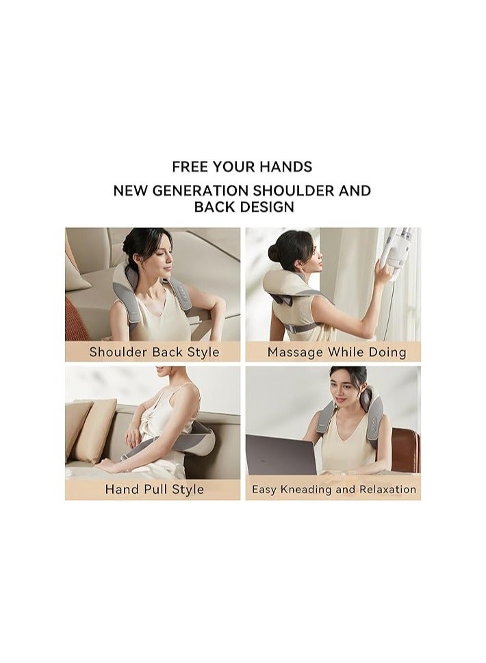 Generic Shoulder Neck Massager with Heat for Pain Relief Deep Tissue, , Back, Shoulder, Leg Electric Kneading Massager, SF-L9 - Image 4