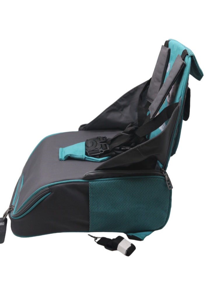 Gharibo Bags Moms bag & portable dining chair for baby ,multi-function backpack with Large capacity two in one - Zigzag.  - Image 1