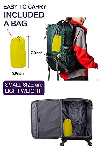 LOMON Womens Lightweight Hooded Raincoat Waterproof Packable Active Outdoor Rain Jacket - Image 4