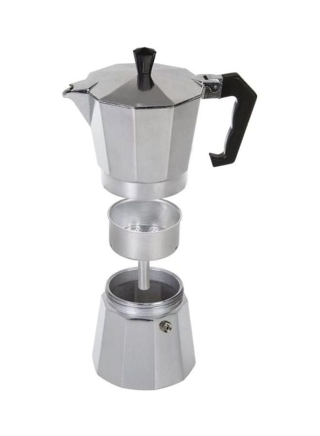 DESSINI Stainless Steel Coffee Maker Silver/Black - Image 2