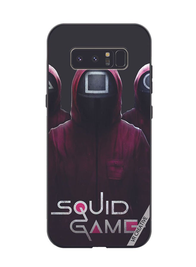 VR CREATIVE Protective Case Cover For Samsung Galaxy Note 8 Squid Game Design Multicolour - Image 1
