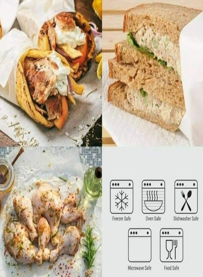 Hozzbun ورق تغليف الطعام Hozzbun® للزبدة والروتي | ورق خبز متخصص لصنع الكيك | ورق زبدة غير لاصق | آمن للاستخدام في الميكروويف | (70 متر) - Image 4