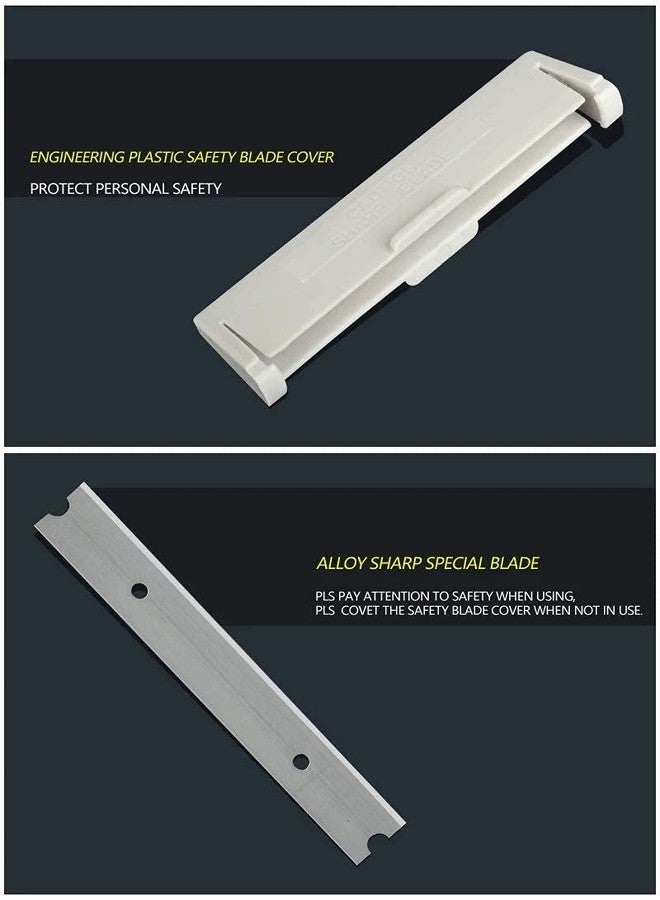 TARGET HYGIENE Heavy Duty Floor Black Scraper and Wall Scraper with ABS-Plastic Handle (RED-Gray) - Image 5