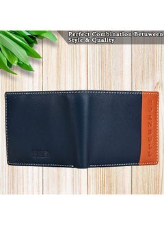 HORNBULL HORNBULL Taylor Blue Leather Wallet for Men | Wallets Men with RFID Blocking | Mens Wallet Leather  - Image 5
