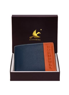 HORNBULL HORNBULL Taylor Blue Leather Wallet for Men | Wallets Men with RFID Blocking | Mens Wallet Leather  - Image 2